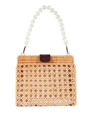 Jelavu: Mariella Medium Cane Crossbody Bag (JELB-MARIELLA-NAT)
