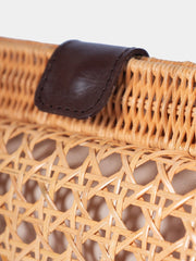 Jelavu: Mariella Medium Cane Crossbody Bag (JELB-MARIELLA-NAT)