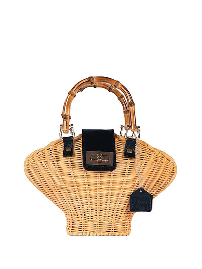 Jelavu: Maree Bamboo Medium Crossbody Bag (JELB-MAREE-BLK)