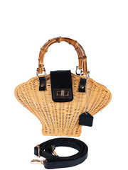 Jelavu: Maree Bamboo Medium Crossbody Bag (JELB-MAREE-BLK)
