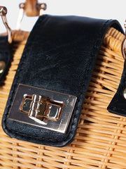 Jelavu: Maree Bamboo Medium Crossbody Bag (JELB-MAREE-BLK)