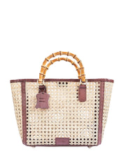 Jelavu: Bristol Medium Cane Tote Bag (JELB-BRISTOLM-CHO)