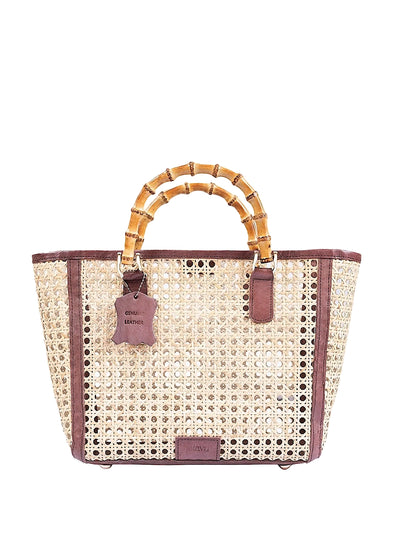 Jelavu: Bristol Medium Cane Tote Bag (JELB-BRISTOLM-CHO)