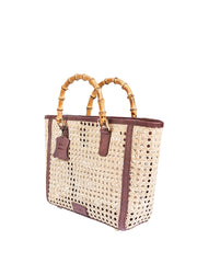 Jelavu: Bristol Medium Cane Tote Bag (JELB-BRISTOLM-CHO)
