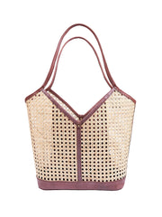 Jelavu: Ophelia Cane Large Tote Bag (JELB-OPHELIA-CHO)