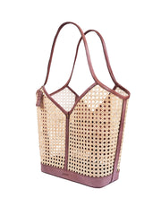 Jelavu: Ophelia Cane Large Tote Bag (JELB-OPHELIA-CHO)