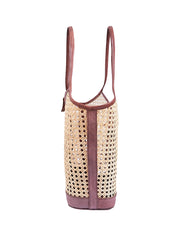Jelavu: Ophelia Cane Large Tote Bag (JELB-OPHELIA-CHO)
