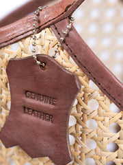 Jelavu: Ophelia Cane Large Tote Bag (JELB-OPHELIA-CHO)