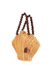 Jelavu: Shelly Woodbead Crossbody Bag (JELB-SHELLY-WOOD)
