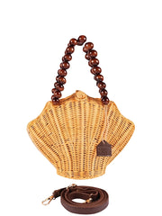 Jelavu: Shelly Woodbead Crossbody Bag (JELB-SHELLY-WOOD)