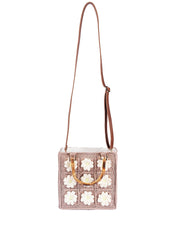 Jelavu: Blossom Crochet Crossbody Bag (JELB-BLOSSOM-NAT)