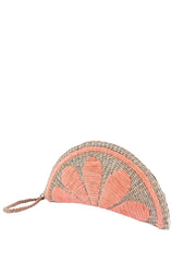 Jelavu: Capri Fruit Embroidery Clutch (JELB-CAPRIFRU-ORG)