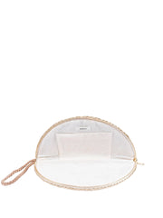 Jelavu: Capri Fruit Embroidery Clutch (JELB-CAPRIFRU-ORG)