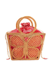 Jelavu: Mariposa Medium Tote Bag (JELB-MARIPOSA-NAT)