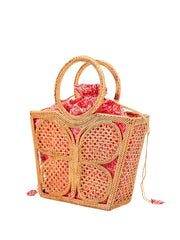 Jelavu: Mariposa Medium Tote Bag (JELB-MARIPOSA-NAT)