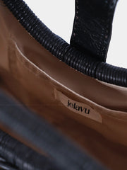 Jelavu: Artemis Medium Satchel (JELB-ARTEMIS-BLK)