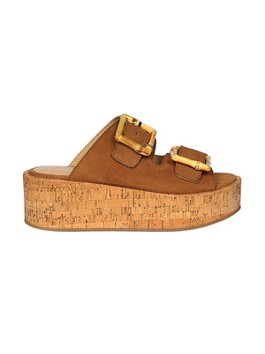 Jelavu: Corkie Platform Sandals (JELF-CORKIE-COG)