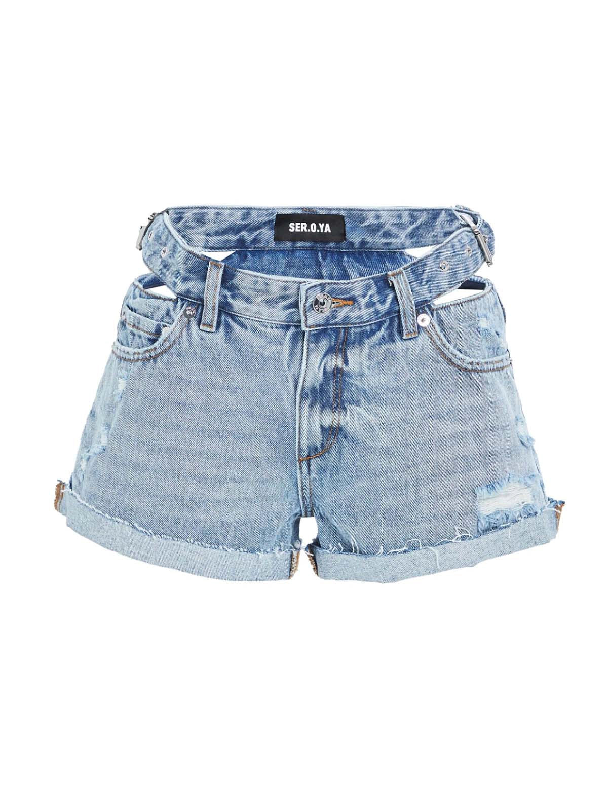 SER.O.YA: Ingred Boyfriend Short (3978-15-CSTLN)