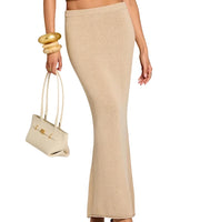 Clare Knit Baby Tee-Kora Knit Maxi Skirt