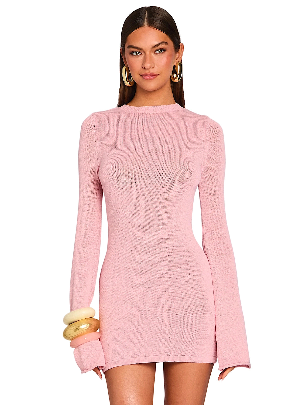 SER.O.YA: Bec Knit Mini Dress (S-SS25-4805-17-CORBL)