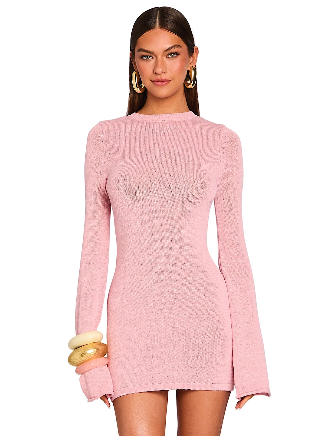 SER.O.YA: Bec Knit Mini Dress (S-SS25-4805-17-CORBL) – Swimwear World