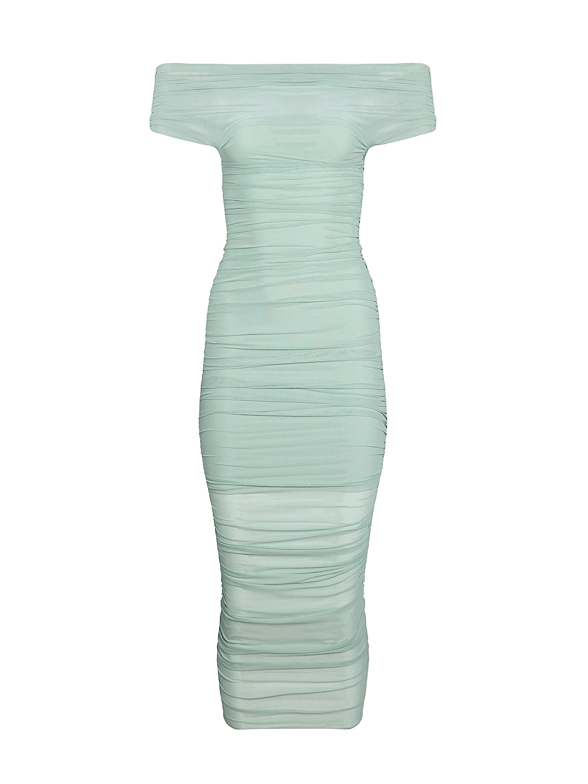 SER.O.YA: Noel Off-Shoulder Midi Dress (S-SS25-4270-17-FROSE)