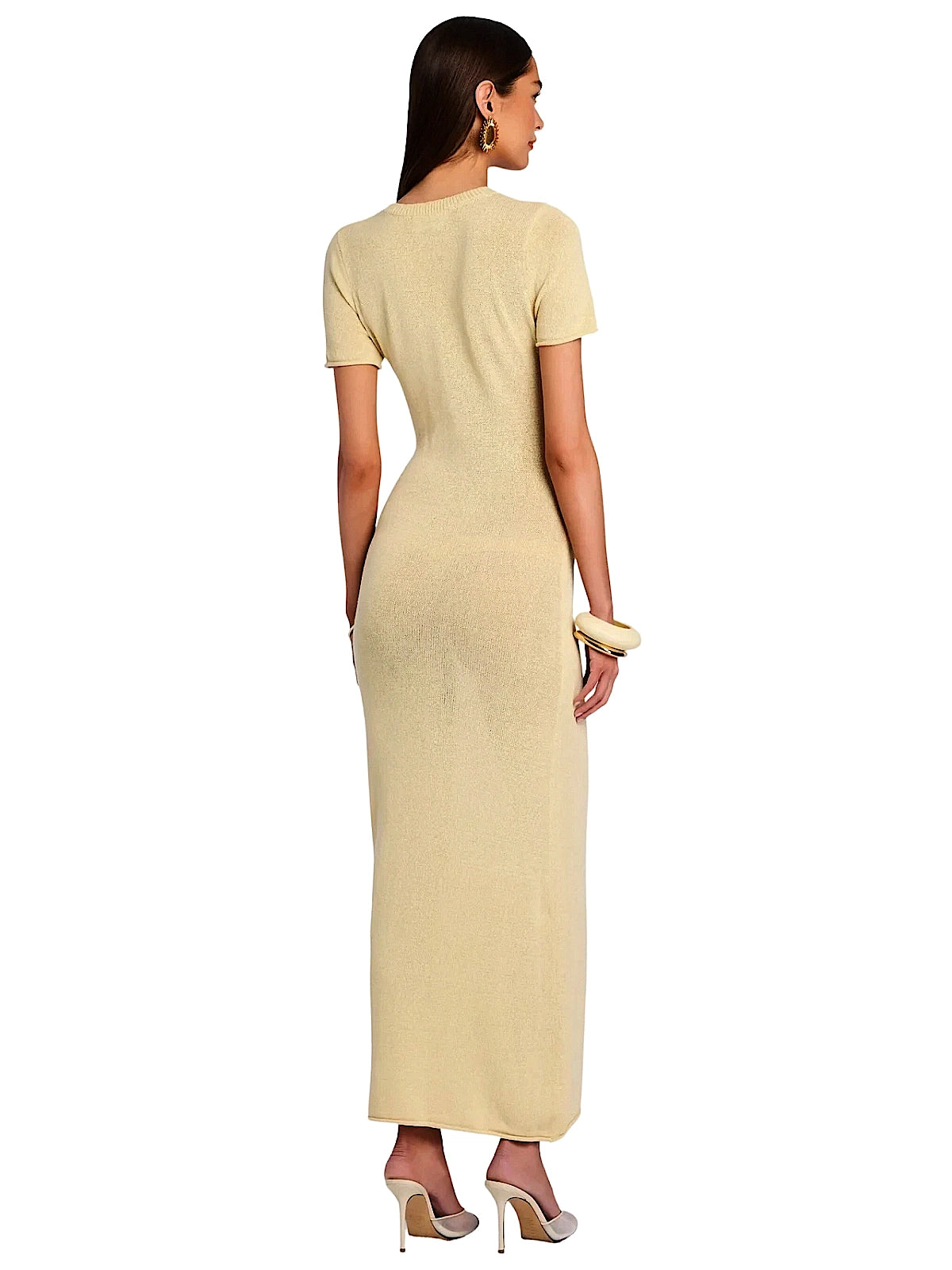 SER.O.YA: Airess Knit Maxi Dress (S-SS25-3881-17-PSTYL)
