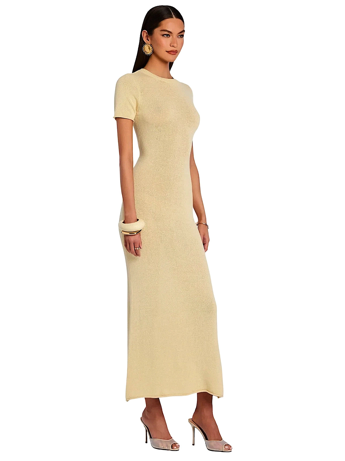 SER.O.YA: Airess Knit Maxi Dress (S-SS25-3881-17-PSTYL)