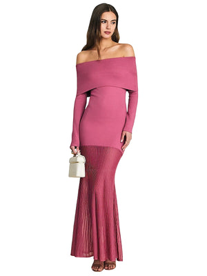 SER.O.YA: Isotta Maxi Dress (S-FW25-5090-17-SGRA)