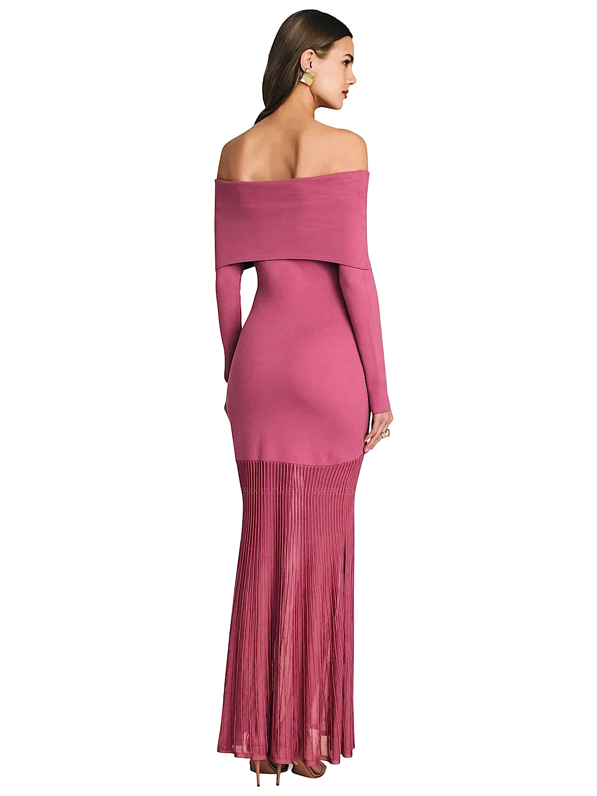 SER.O.YA: Isotta Maxi Dress (S-FW25-5090-17-SGRA)