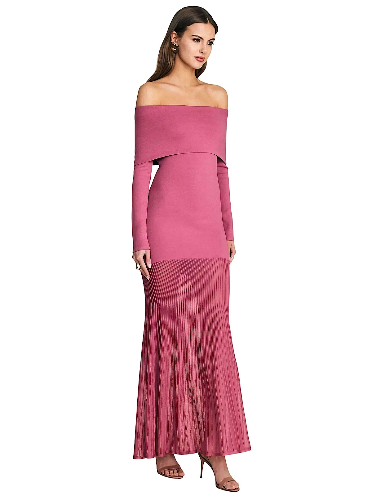 SER.O.YA: Isotta Maxi Dress (S-FW25-5090-17-SGRA)