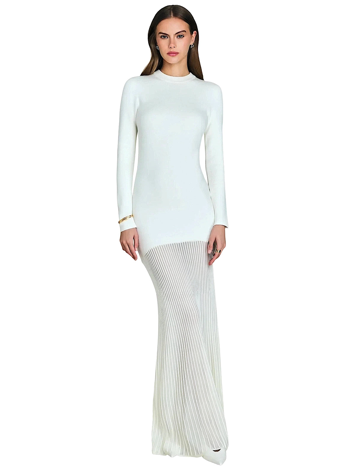 SER.O.YA: Serenade Knit Maxi Dress (4336-17-EGSH)