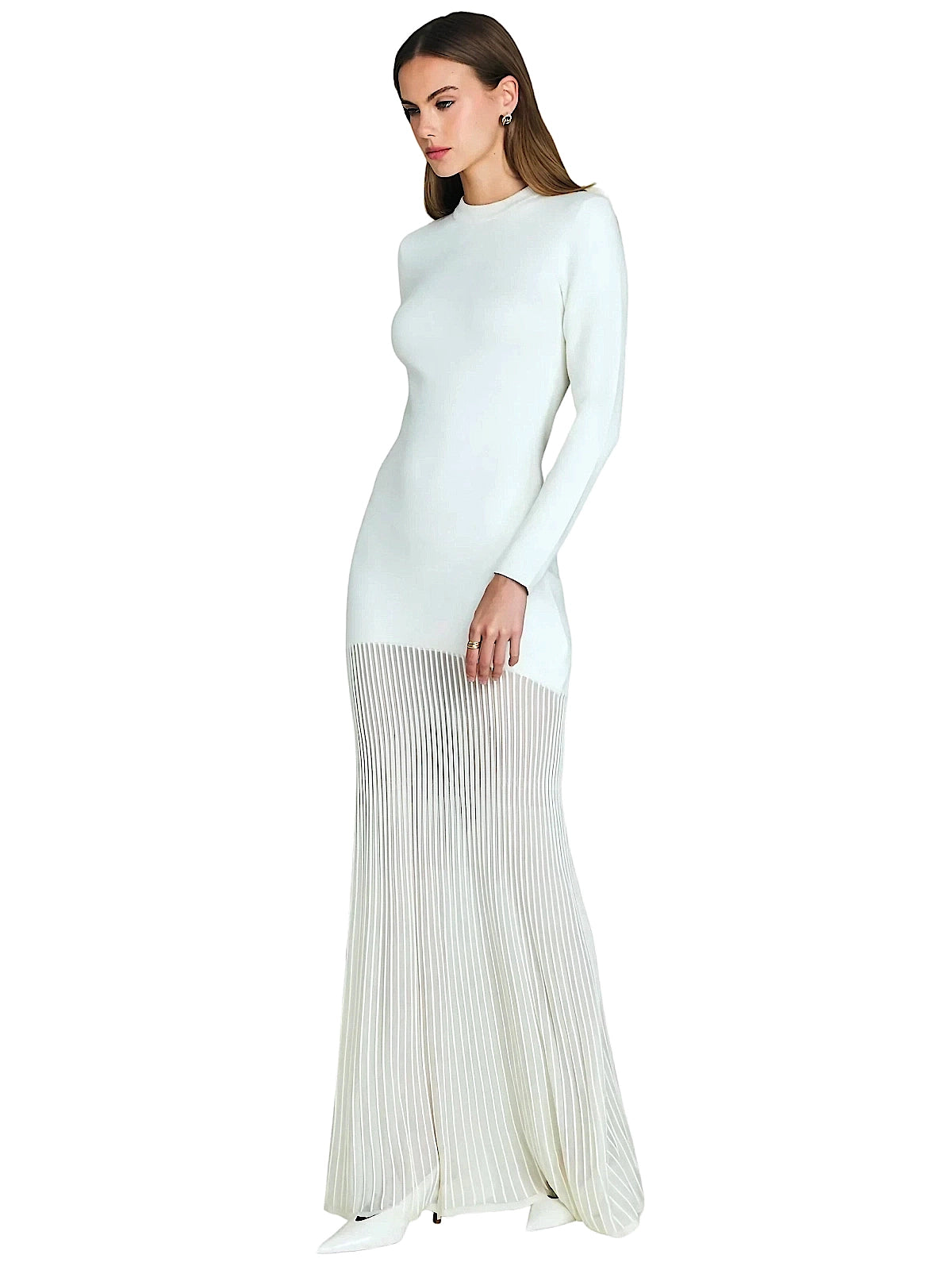 SER.O.YA: Serenade Knit Maxi Dress (4336-17-EGSH)