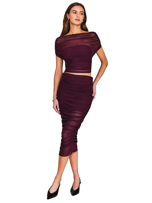 SER.O.YA: Marsh-Maja Skirt (4509-12-MRLT-4657-16-MRLT)