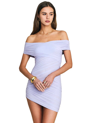SER.O.YA: Deniz Mesh Mini Dress (3955-17-LLBL)