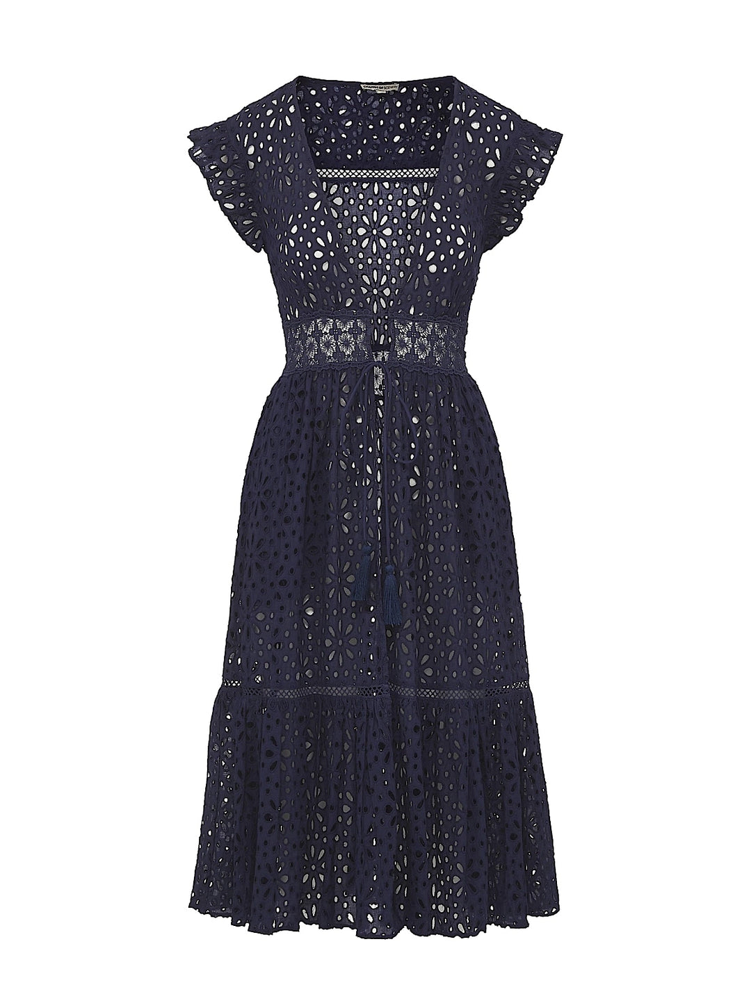 Change of Scenery Lauren Eyelet Cover-Up Dress