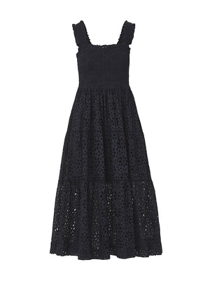 Change of Scenery: Kristen Eyelet Dress (2405SSE6001BK)