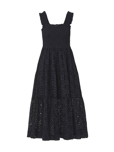Change of Scenery: Kristen Eyelet Dress (2405SSE6001BK)