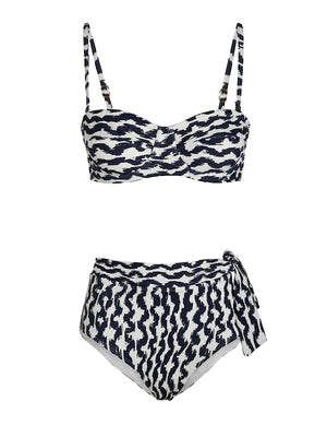 Change of Scenery: Nellie-Side Tie High Waist Bikini (2505TAH2025EW-2505TAH3016EW)