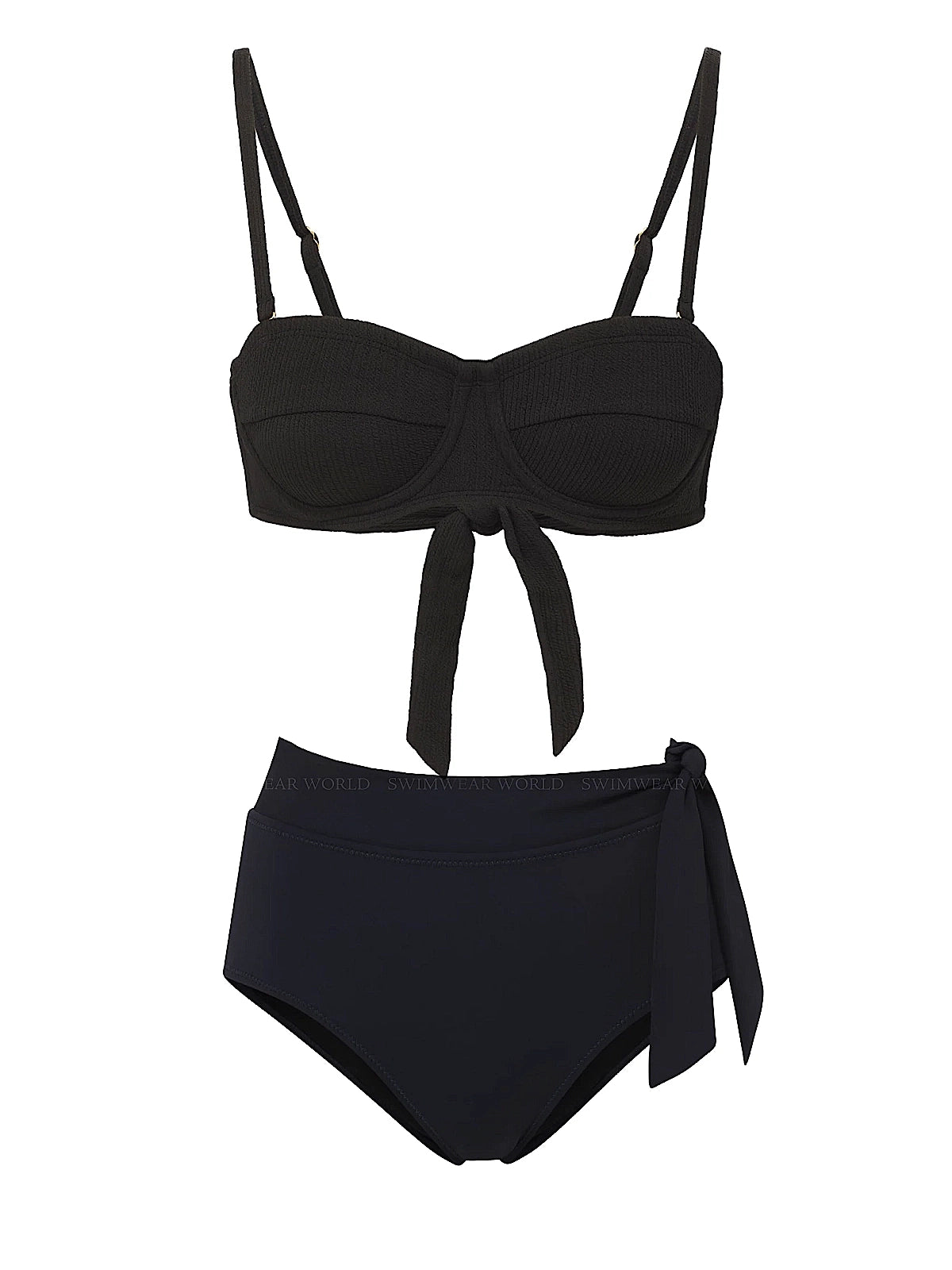 Change of Scenery: Nellie-Side Tie High Waist Bikini