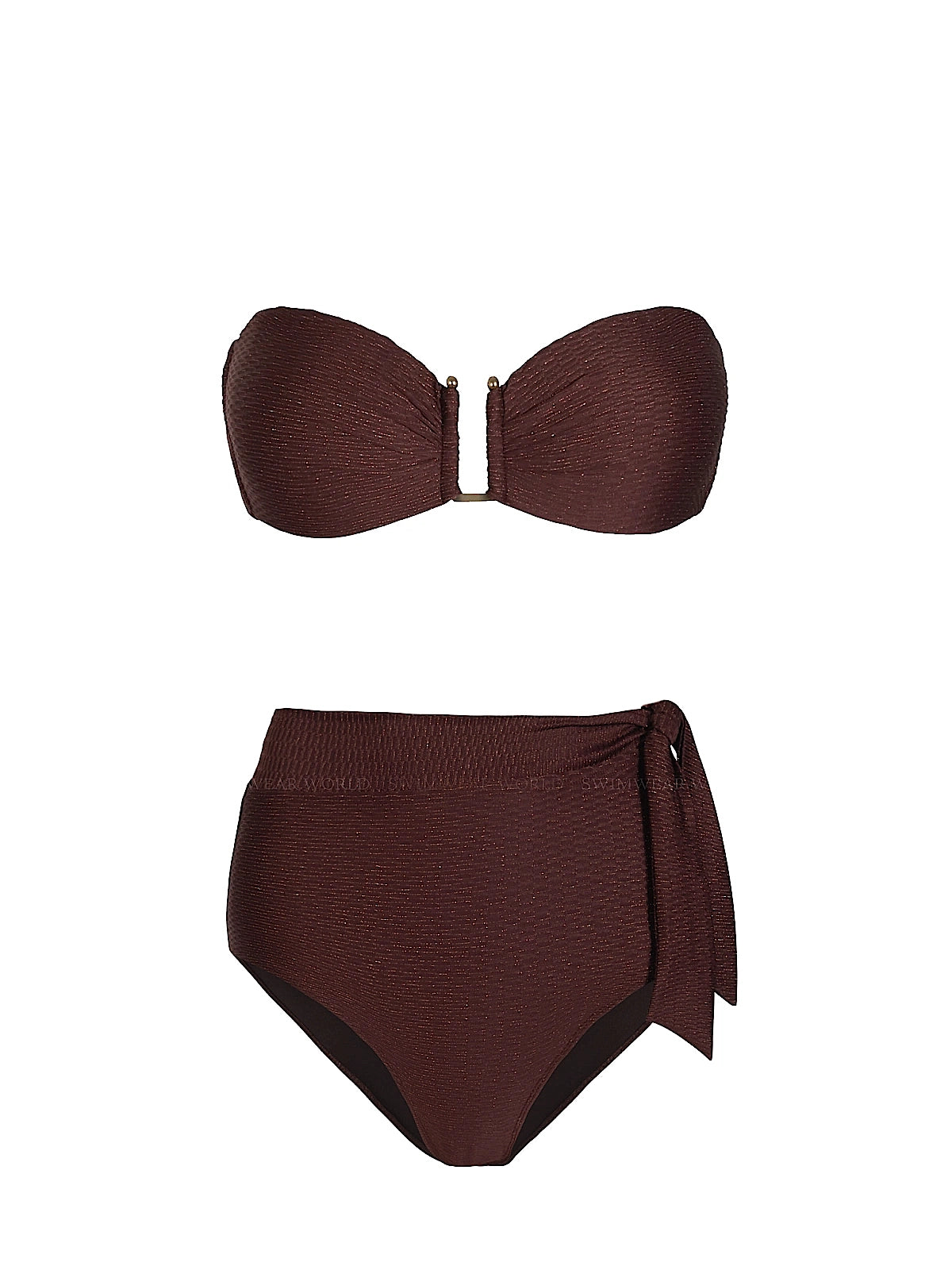 Change of Scenery: Gina-Side Tie High Waist Bikini