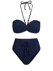 Change of Scenery: Alexis-Belted Hi Leg Hi Waist Bikini (2611MPQ2041MB-2611MPQ3049MB)