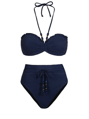 Change of Scenery: Alexis-Belted Hi Leg Hi Waist Bikini (2611MPQ2041MB-2611MPQ3049MB)