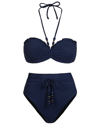 Change of Scenery: Alexis-Belted Hi Leg Hi Waist Bikini (2611MPQ2041MB-2611MPQ3049MB)