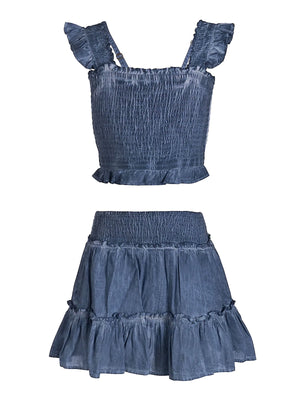 Change of Scenery Kids: Kayla Skirt Set (2505CVSK003SW)