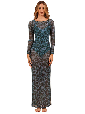 Ola Azul Kate Dress in Lynx (DRKAT01-LYN)