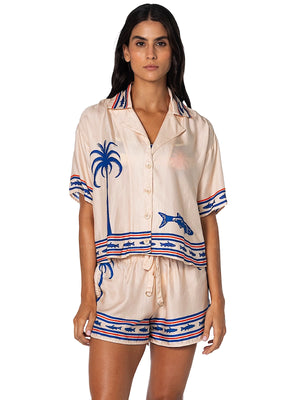 Maaji: Octavia Shirt-Rhino Shorts (PT2792CHT023-PT2799CSH021)