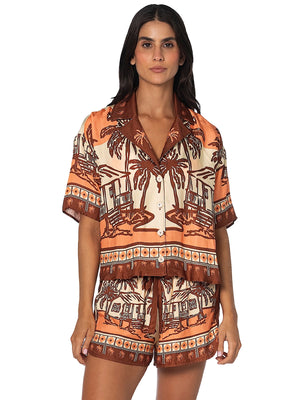 Maaji: Octavia Shirt-Rhino Shorts (PT2792CHT024-PT2799CSH017)