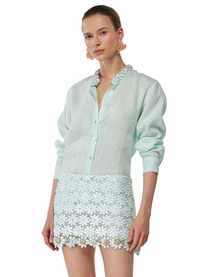 Waimari: Capucine Shirt-Desire Mini Skirt (T324LNG-F265LCG)