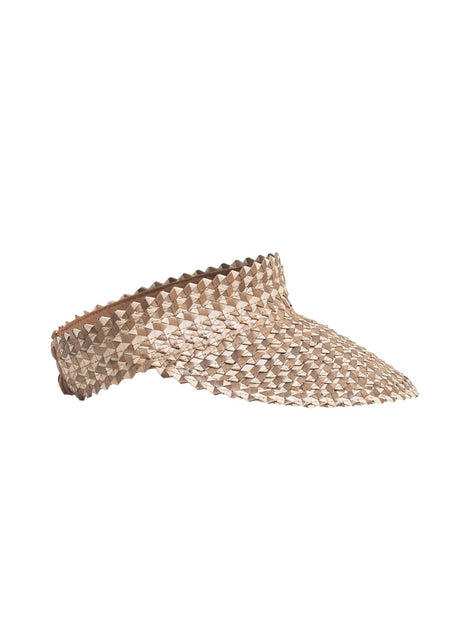 Lusana: Speckled Baha Visor Brown-Off White (SBAHBRO-SBRW) – Swimwear World